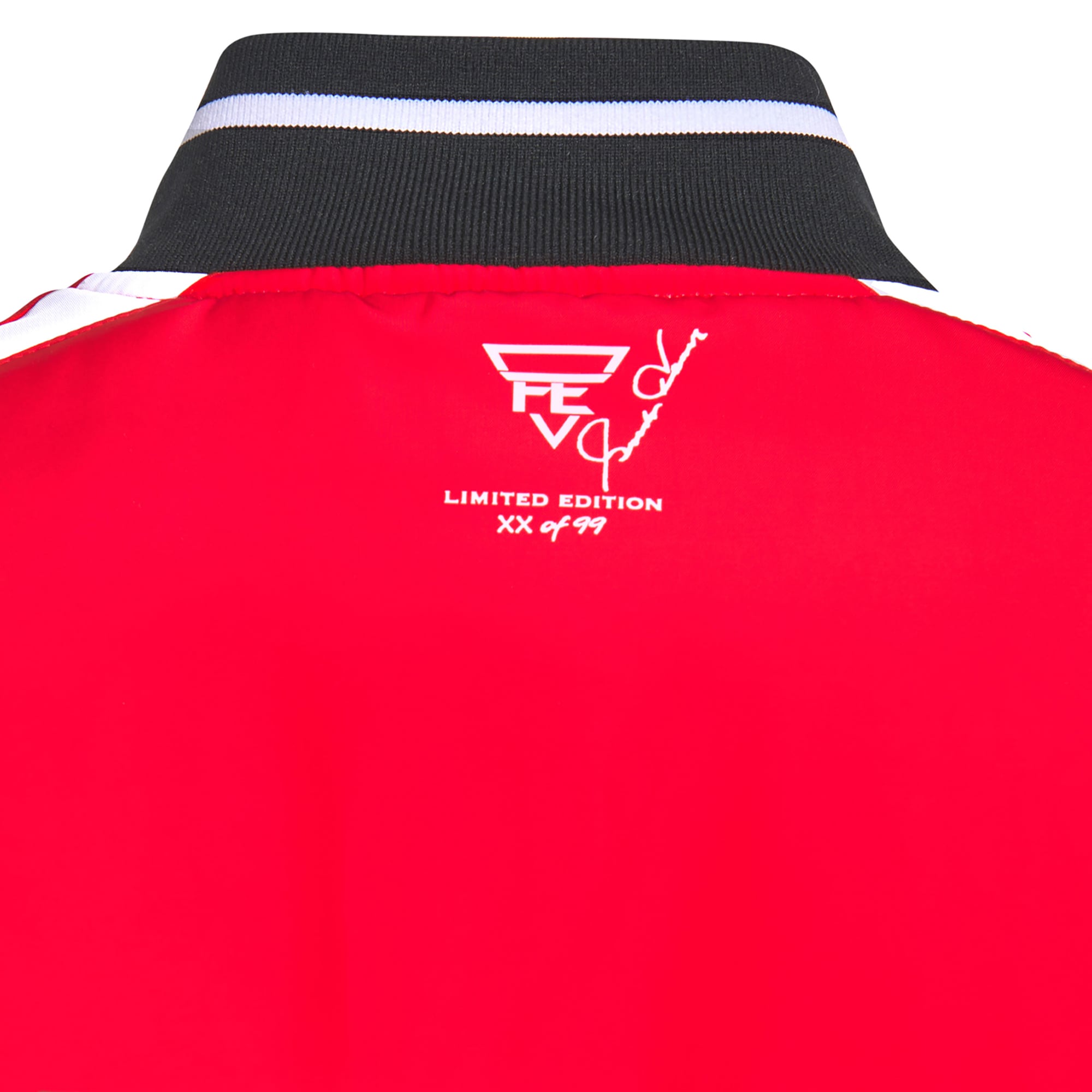 Veste bomber réversible zippée pour homme FE Gordie Howe rouge/noir des Red Wings de Détroit